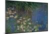 Les Nympheas.-Claude Monet-Mounted Premium Giclee Print