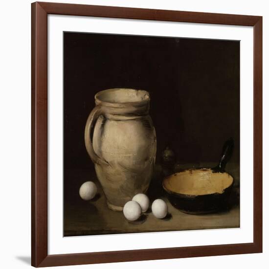 Les oeufs-Antoine Vollon-Framed Giclee Print