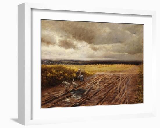 Les oies-Giuseppe De Nittis-Framed Giclee Print