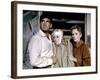 Les Oiseaux BIRDS d'AlfredHitchcock with Rod Taylor, Tippi Hedren, Jessica Tandy, 1963 (photo)-null-Framed Photo