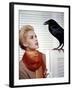 Les Oiseaux THE BIRDS d'Alfred Hitchcock with Tippi Hedren, 1963 (photo)-null-Framed Photo