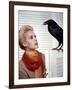 Les Oiseaux THE BIRDS d'Alfred Hitchcock with Tippi Hedren, 1963 (photo)-null-Framed Photo