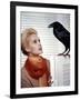 Les Oiseaux THE BIRDS d'Alfred Hitchcock with Tippi Hedren, 1963 (photo)-null-Framed Photo