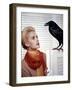 Les Oiseaux THE BIRDS d'Alfred Hitchcock with Tippi Hedren, 1963 (photo)-null-Framed Photo