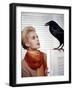 Les Oiseaux THE BIRDS d'Alfred Hitchcock with Tippi Hedren, 1963 (photo)-null-Framed Photo