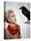 Les Oiseaux THE BIRDS d'Alfred Hitchcock with Tippi Hedren, 1963 (photo)-null-Stretched Canvas