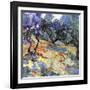 Les oliviers-Vincent van Gogh-Framed Art Print