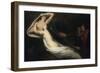 Les Ombres de Francesca da Rimini et de Paolo Malatesta apparaissent à Dante et à Virgile-Ary Scheffer-Framed Giclee Print