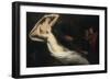 Les Ombres de Francesca da Rimini et de Paolo Malatesta apparaissent à Dante et à Virgile-Ary Scheffer-Framed Giclee Print