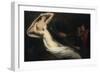 Les Ombres de Francesca da Rimini et de Paolo Malatesta apparaissent à Dante et à Virgile-Ary Scheffer-Framed Giclee Print