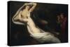 Les Ombres de Francesca da Rimini et de Paolo Malatesta apparaissent à Dante et à Virgile-Ary Scheffer-Stretched Canvas