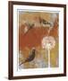 Les Ouiseaux II-Mj Lew-Framed Giclee Print