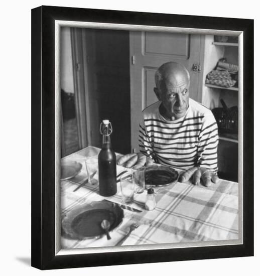 Les Pains de Picasso, c.1952-Robert Doisneau-Framed Art Print