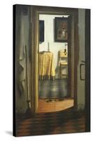 Les Pantoufles, the Slippers, or Interior View-Samuel van Hoogstraaten-Stretched Canvas