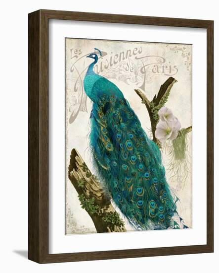 Les Paons I-null-Framed Giclee Print