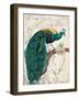 Les Paons II-null-Framed Giclee Print