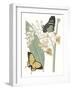 Les Papillons I-null-Framed Art Print