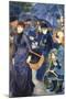 Les Para Pluies-Pierre-Auguste Renoir-Mounted Art Print