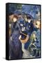 Les Para Pluies-Pierre-Auguste Renoir-Framed Stretched Canvas