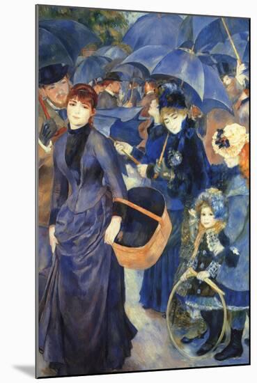 Les Para Pluies-Pierre-Auguste Renoir-Mounted Art Print