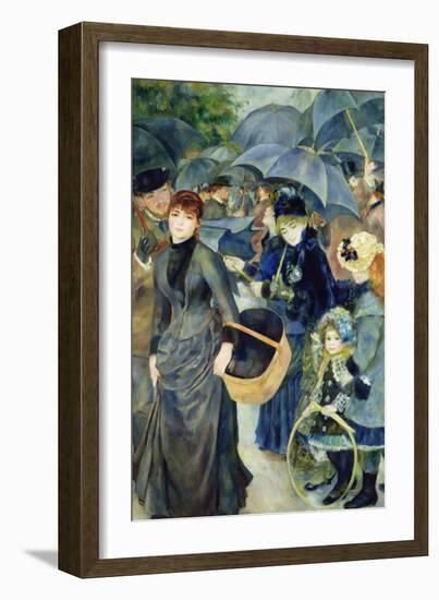 Les Parapluies, 1886-Pierre-Auguste Renoir-Framed Premium Giclee Print