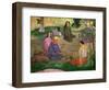 Les Parau Parau (Conversation), 1891-Paul Gauguin-Framed Giclee Print