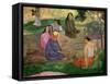 Les Parau Parau (Conversation), 1891-Paul Gauguin-Framed Stretched Canvas