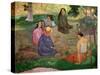 Les Parau Parau (Conversation), 1891-Paul Gauguin-Stretched Canvas