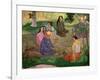 Les Parau Parau (Conversation), 1891-Paul Gauguin-Framed Giclee Print