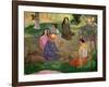 Les Parau Parau (Conversation), 1891-Paul Gauguin-Framed Giclee Print