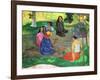 Les Parau Parau (The Gossipers), or Conversation, 1891-Paul Gauguin-Framed Giclee Print