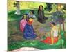 Les Parau Parau (The Gossipers), or Conversation, 1891-Paul Gauguin-Mounted Giclee Print