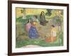 Les Parau Parau (The Gossipers), or Conversation, 1891-Paul Gauguin-Framed Giclee Print