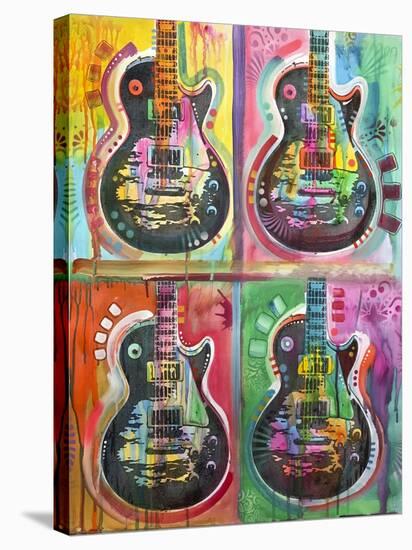 Les Paul 4Up-Dean Russo-Stretched Canvas