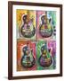 Les Paul 4Up-Dean Russo-Framed Giclee Print