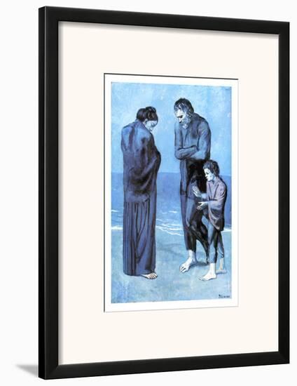 Les Pauvres au Bord de la Mer, c.1903-Pablo Picasso-Framed Art Print