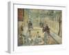 'Les Paveurs de la Rue de Berne', 1878-Edouard Manet-Framed Giclee Print