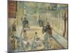 'Les Paveurs de la Rue de Berne', 1878-Edouard Manet-Mounted Giclee Print