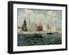 Les Pavillons, Paris Exposition Internationale, 1900. The Pavilions, Paris World Exposition in 1900-Maxime Maufra-Framed Giclee Print