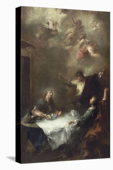 Les pèlerins d'Emmaüs-Francesco Guardi-Stretched Canvas