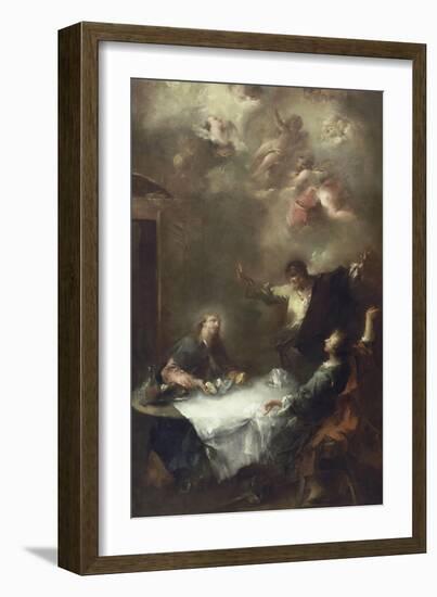 Les pèlerins d'Emmaüs-Francesco Guardi-Framed Giclee Print