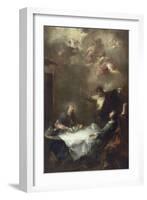 Les pèlerins d'Emmaüs-Francesco Guardi-Framed Giclee Print