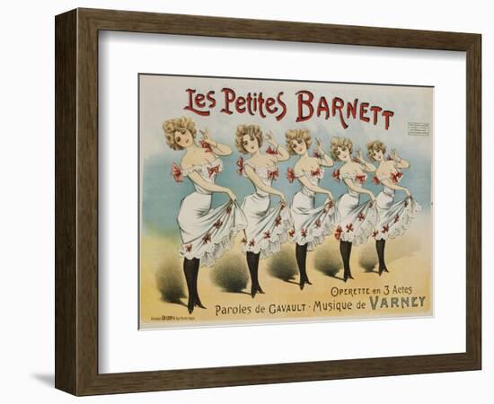 Les Petites Barnett Poster-null-Framed Giclee Print