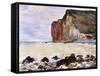 Les Petites Dalles, Pourville, 1881-Claude Monet-Framed Stretched Canvas