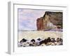 Les Petites Dalles, Pourville, 1881-Claude Monet-Framed Giclee Print
