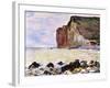 Les Petites Dalles, Pourville, 1881-Claude Monet-Framed Giclee Print