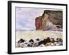 Les Petites Dalles, Pourville, 1881-Claude Monet-Framed Giclee Print