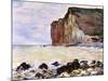 Les Petites Dalles, Pourville, 1881-Claude Monet-Mounted Giclee Print