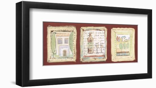 Les petites maisons de Provence-Jane Claire-Framed Art Print