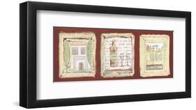 Les petites maisons de Provence-Jane Claire-Framed Art Print